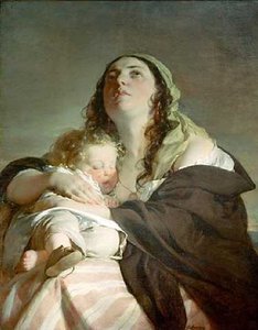 The Widow — Friedrich Ritter Von Amerling