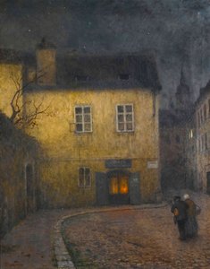 A Street Corner in Prague