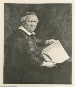 Retrato De Coppenol — Rembrandt Van Rijn, Dutch Golden Age