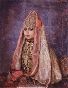 Portrait Of V. Mamontova — Victor Vasnetsov