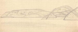 Sketch Of Landscape 29 — Nicolás Roerich, Contemporary Realism