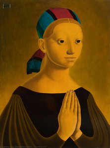 Girl With A Scarf — Hanna Weynerowska, Contemporary Realism