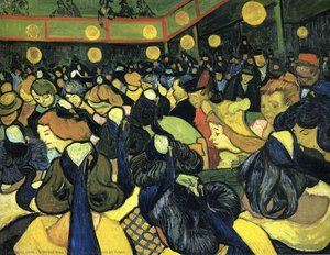 The Ballroom At Arles — Vincent Willem Van Gogh, Post-impressionism