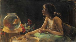 The Goldfish — Charles Courtney Curran