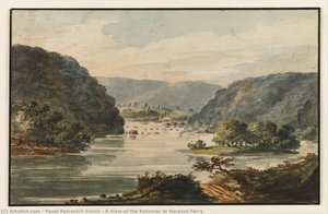 A View Of The Potomac At Harpers Ferry — Pavel Petrovich Svinin