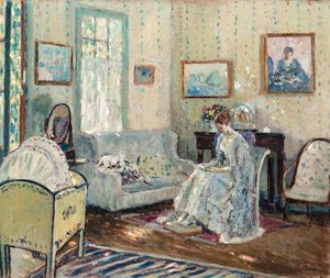 In The Nursery — Frederick Carl Frieseke