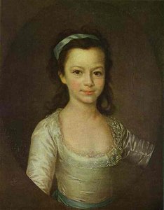 Portrait Of Countess Ekaterina Vorontsova As A Child — Dmitry Grigoryevich Levitsky
