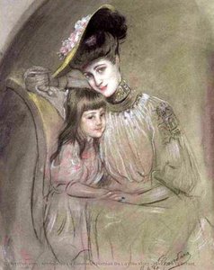 Portrait De La Fille Klotz – Mère Et Enfant