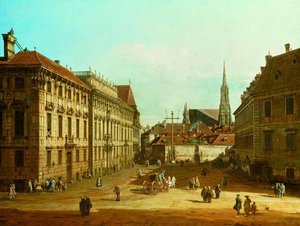 Der Lobkowitzplatz In Wien — Bernardo Bellotto, Vedute