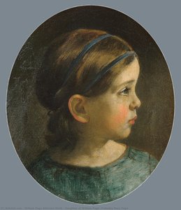 Daughter Of William Page (probably Mary Page) — William Page Atkinson Wells, Barbizon School