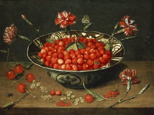 Strawberries In A Bowl