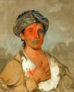 Pah Te Cóo Saw, Straight Man, Semicivilized — George Catlin