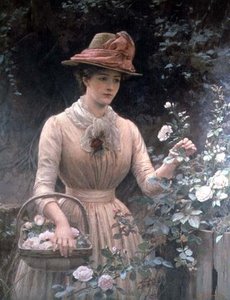 Picking Roses — Charles Sillem Lidderdale
