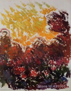 The Garden At Giverny — Claude Monet, Impressionism