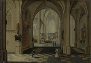 Een kerkinterieur