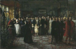 The Baptism Of Prince Maurice Of Battenberg — George Ogilvy Reid