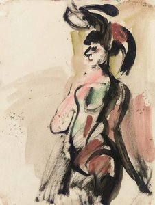 Siluette Of Woman — Georges Rouault