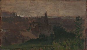 View of Dieppe with Eglise du Pollet