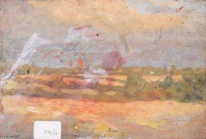 A Landscape Study — Sir Alfred James Munnings