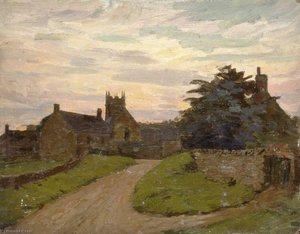 The Approach To A Village Church — Gunning King