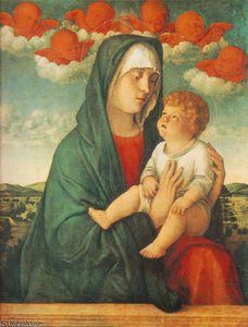 Madonna Of Red Angels — Giovanni Bellini
