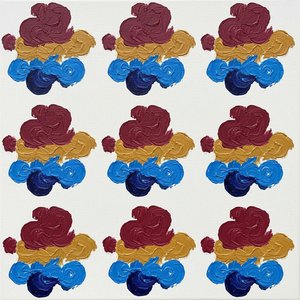 Rhythmic Impressions In Burgundy And Gold: A Singular Study Of Geometric Organicism — Julien Vasseur