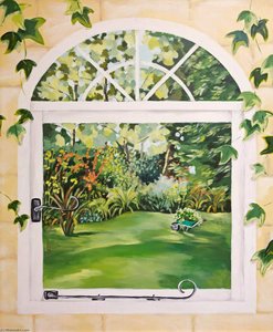 Window View (triptych, Right Wing) — Alexandra Jane Davies