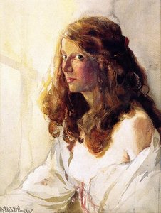 Model With Brown Hair — Mathias Joseph Alten