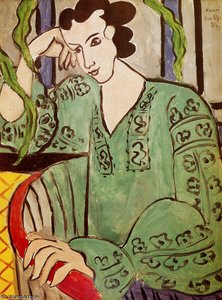 La Hongroise À La Blouse Verte Huile Sur Toile Genève, Collection Jean Salomon - Henri Matisse — Henri Matisse