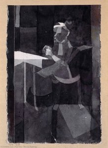 Frau Beim Stricken — Paul Klee