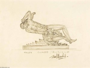 Hades Claims Eurydice — Paul Manship