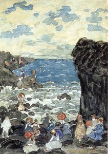 Holiday, Headlands — Maurice Brazil Prendergast