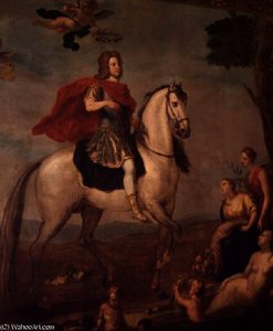 George I on horseback