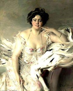 Portrait Of Lady Nanne Schrader — Giovanni Boldini