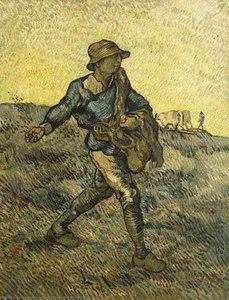 Sower, The After Millet — Vincent Willem Van Gogh, Post-impressionism