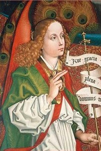 Proclamation Mariae Wing Of The Oriler Altar — Martin Schongauer
