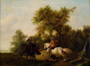 The Combat — Pieter Wouwerman