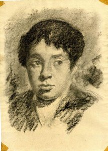 Portrait Of A Young African-american Woman — Theodore Clement Steele, Impressionism