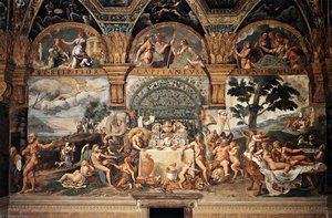 Banquet Of Cupid And Psyche — Giulio Romano
