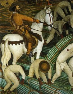 History Of Cuernavaca And Morelos. Sugar Plantation, Tealtenango, Morelos — Diego Rivera