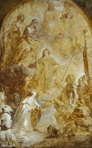 The Ascension Of Saint Catherine — Gaspard De Crayer