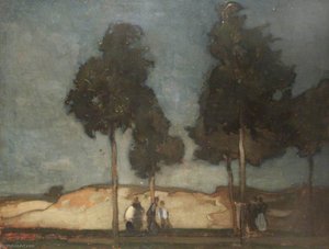 Landscape, Night — Frank Brangwyn