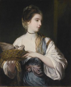 Nancy Reynolds With Doves — Sir Joshua Reynolds