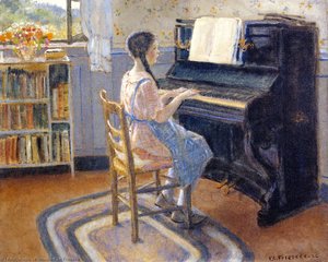 The Practice Hour — Frederick Carl Frieseke