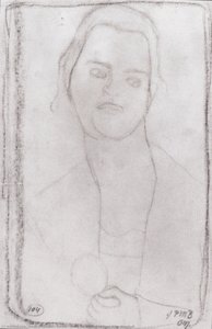 Study For Portrait Of Clara Rilke-westhoff — Paula Modersohn-becker
