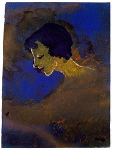 Young Woman In Profile — Emile Nolde