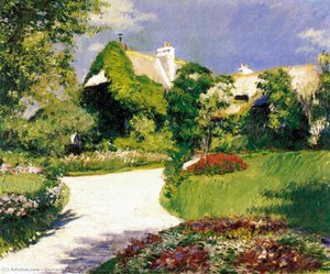 Farmer's House In Trouville — Gustave Caillebotte, Impressionism