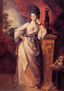 Lady Ligonier — Thomas Gainsborough, Rococo
