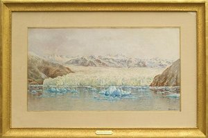 Taku Glacier, (painting) — Theodore J. Richardson