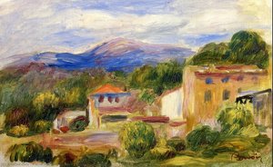 Cagnes Landscape (8) — Pierre-auguste Renoir, Impressionist Movement